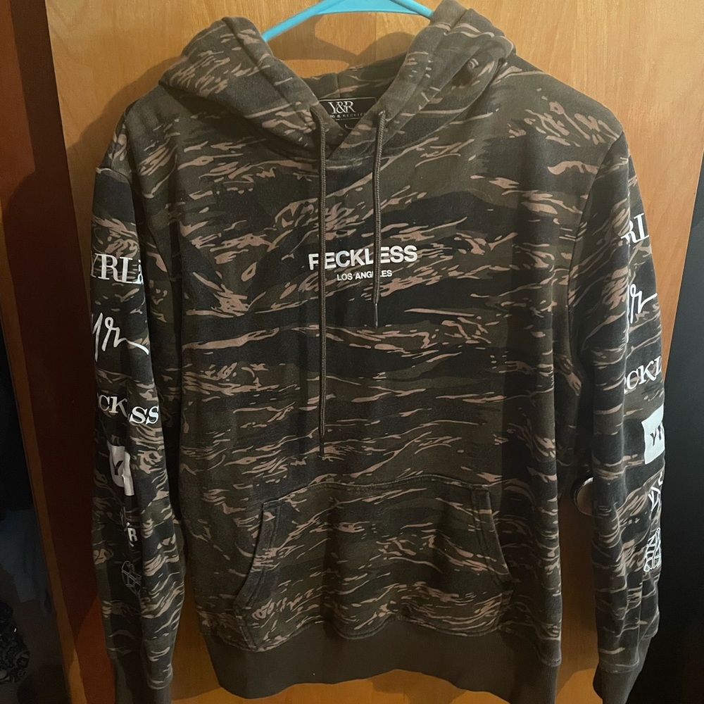 Young and reckless pullover hoodie